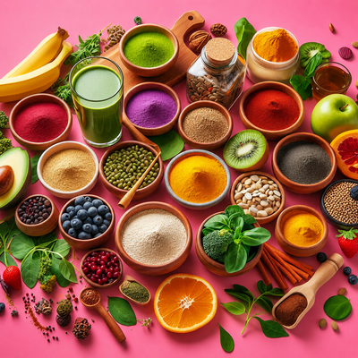 20 Vegetable Powders & Botanicals